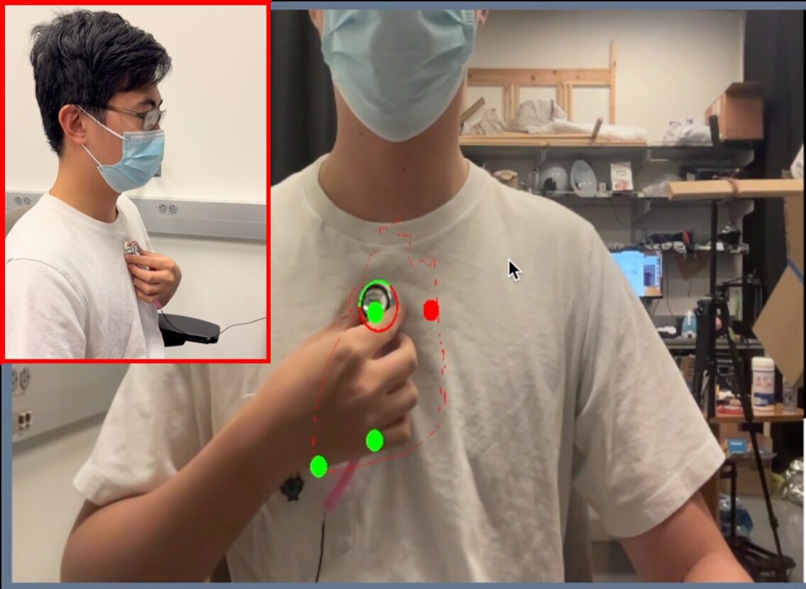 ARSteth: an AR-guided intelligent stethoscope for at-home cardiac self-screening.